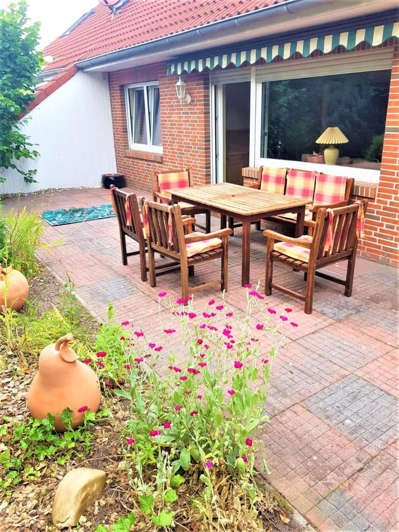 Ferienhaus Am Sielblick in Ditzum Exterior foto