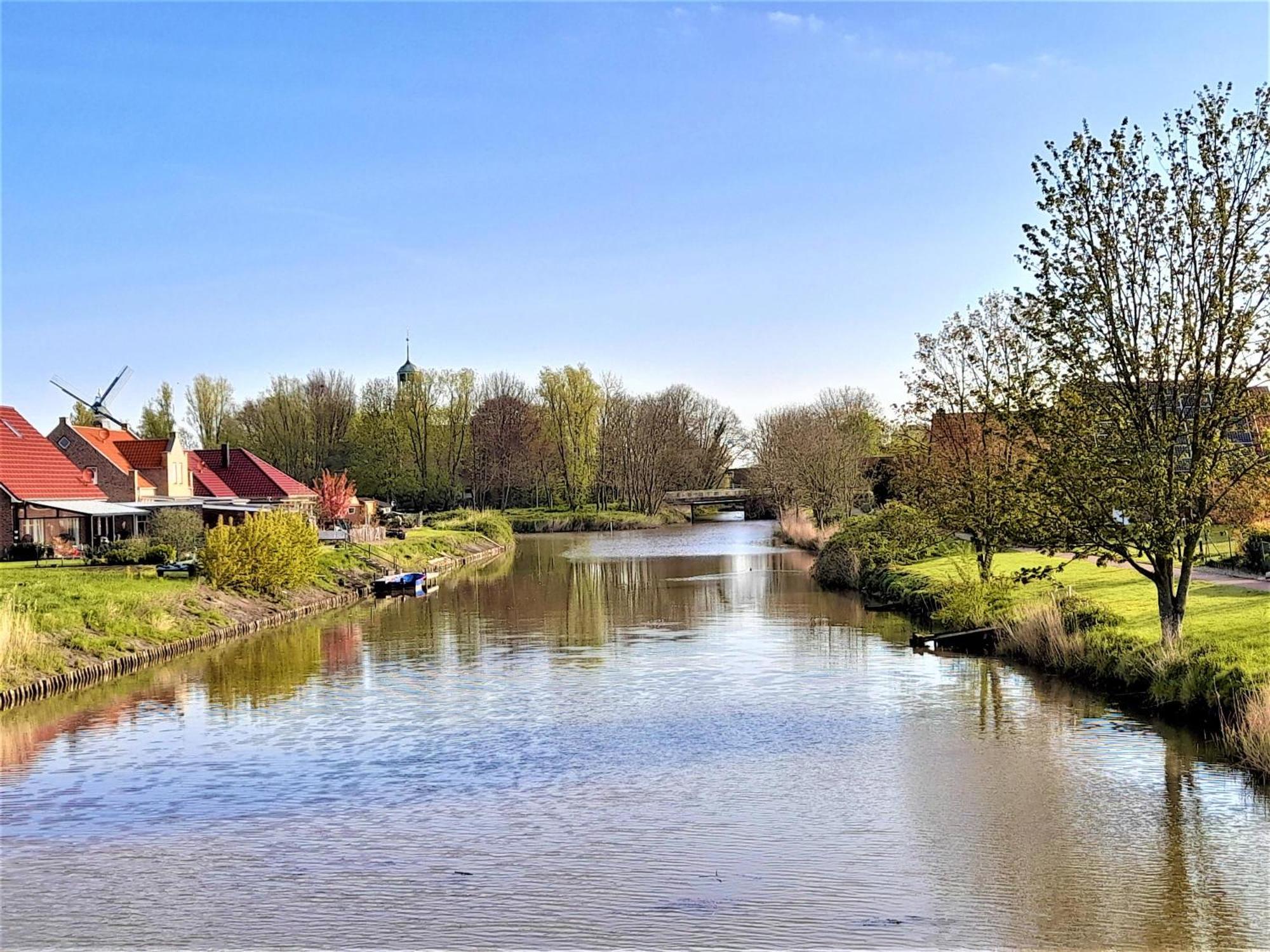 Ferienhaus Am Sielblick in Ditzum Exterior foto