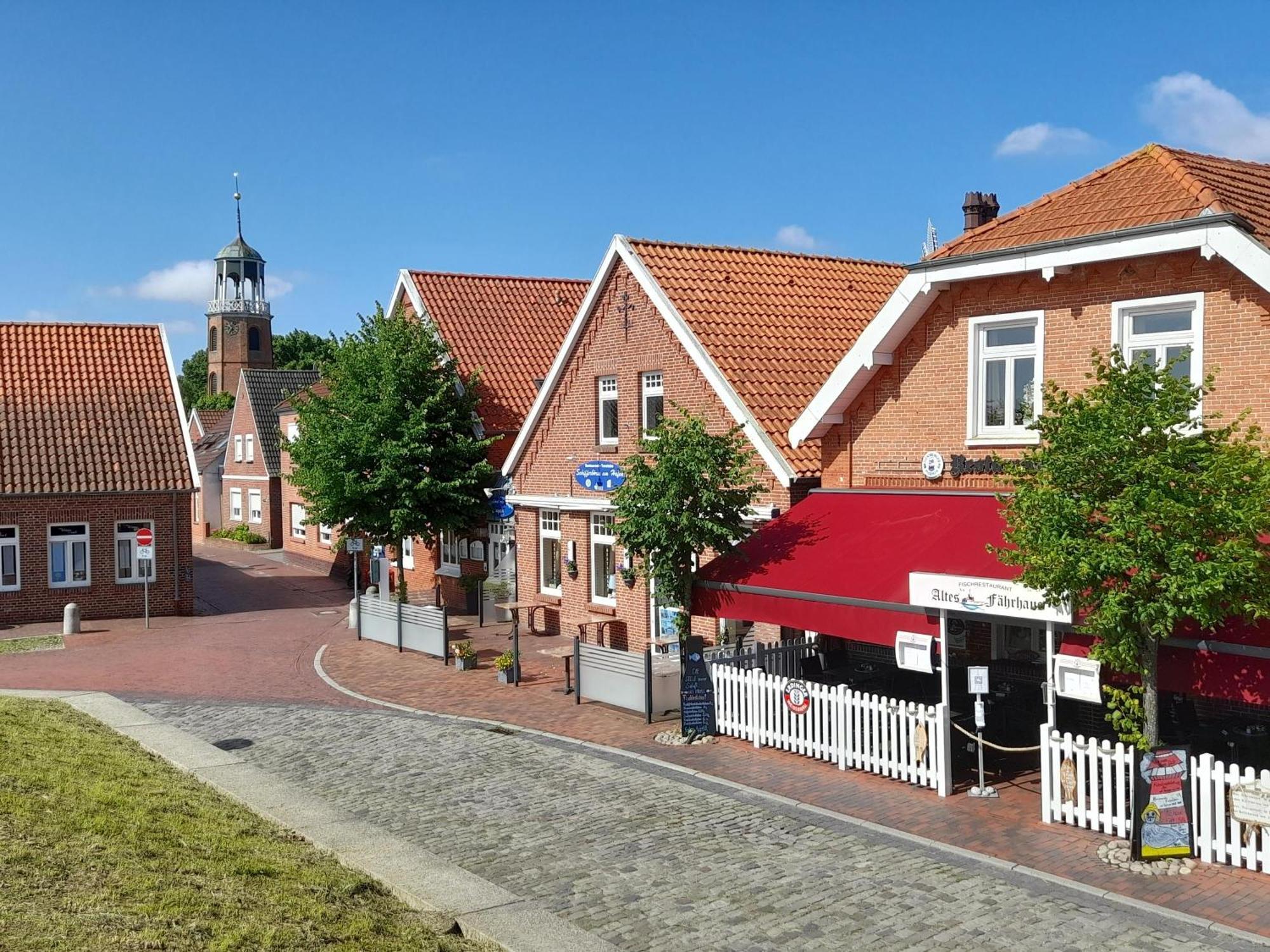 Ferienhaus Am Sielblick in Ditzum Exterior foto